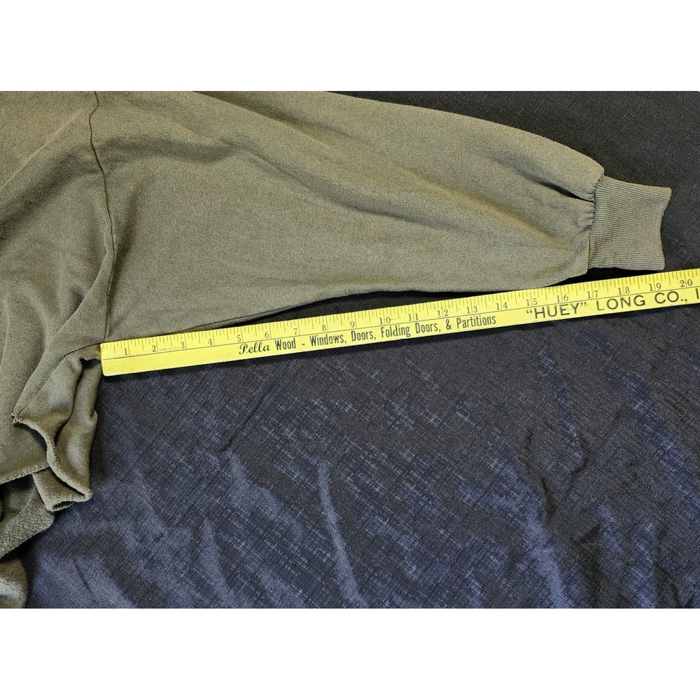 NWT Wild Fable Olive Green "cut" Cropped Sweatshirt Size M - Picture 14 of 16